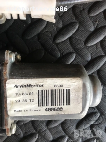 Заден десен механизъм за стъкло с мотор за Nissan Almera Tino (2002-2007) 400600, снимка 2 - Части - 54332638