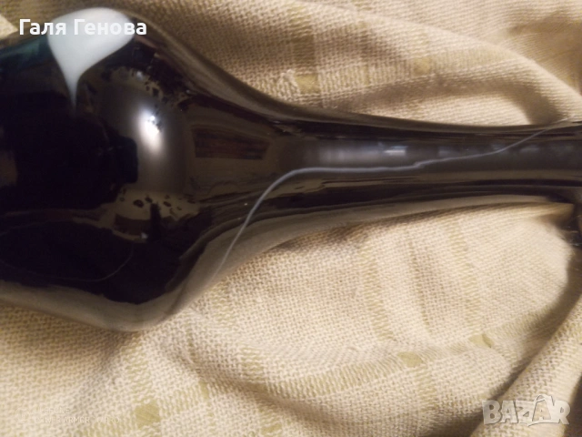 Ваза синьо духано стъкло, снимка 2 - Вази - 54059226