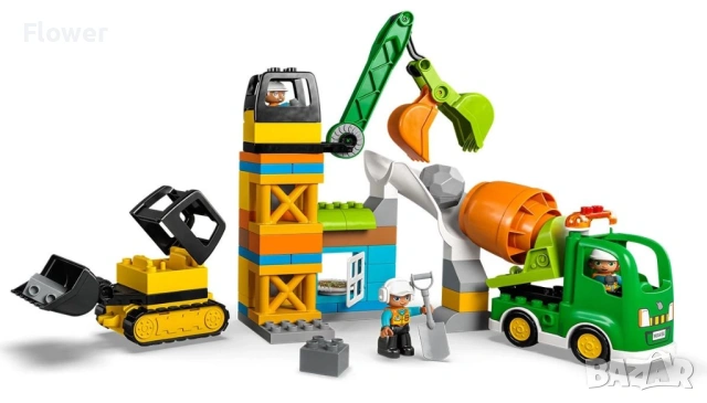 Конструктор LEGO Duplo - Строителна площадка (10990), снимка 8 - Конструктори - 53152910