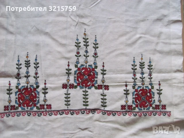 Много красиви 2 бр. Пердета, бродерия , фолк мотиви , кенар, снимка 4 - Антикварни и старинни предмети - 50930141