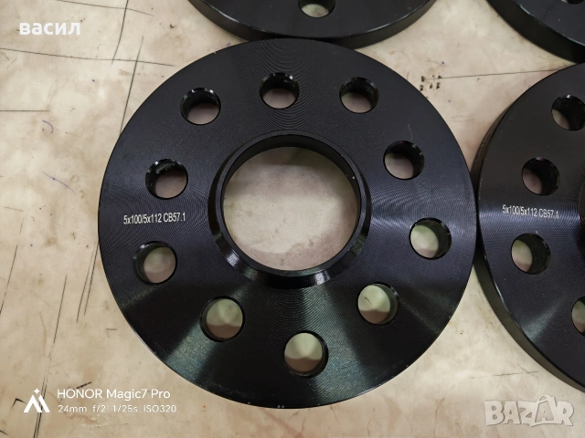 фланци platinium 5х112 и 5х100 12.5мм.+ болтове, снимка 2 - Аксесоари и консумативи - 54029937