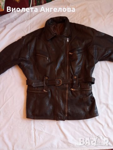 Дамско кожено яке, снимка 1