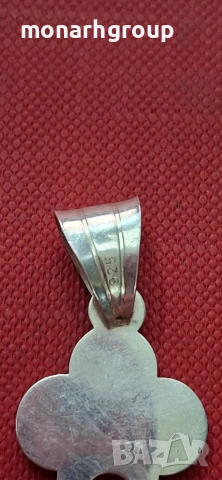 Сребърна висулка , снимка 2 - Колиета, медальони, синджири - 53966633