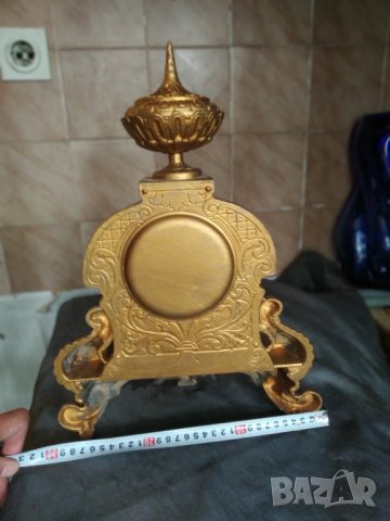 бароков каминен часовник, снимка 5 - Антикварни и старинни предмети - 34446158