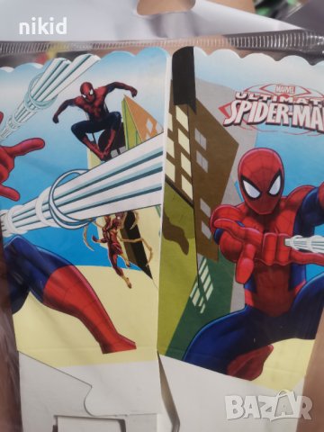 Spiderman Спайдърмен Парти кутия за дребни лакомства пуканки и др, снимка 4 - Кутии за храна - 19715832