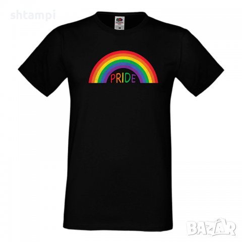 Мъжка тениска Pride Rainbow multicolor Прайд,Празник.Повод,Изненада, снимка 2 - Тениски - 37105058