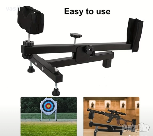 Стабилна стойка за въздушна и PCP пушка – стрелба и поддръжка, снимка 9 - Оборудване и аксесоари за оръжия - 52946191