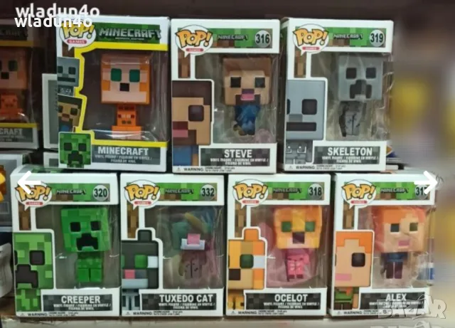 Funko POP Майнкрафт фигурки-15лв, снимка 1