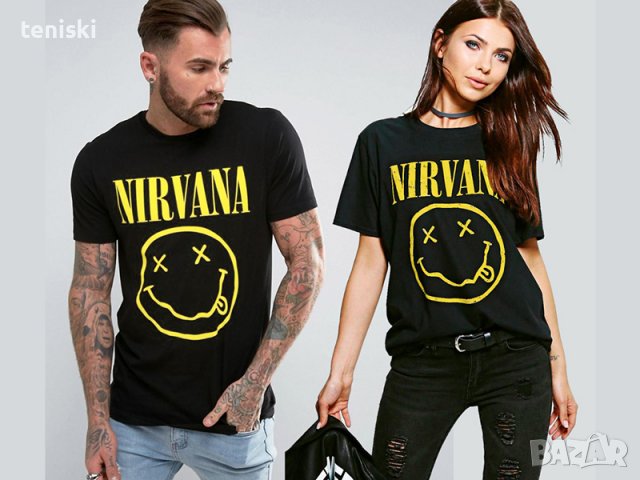  Рок тениска Nirvana Дамски и Мъжки 7 модела