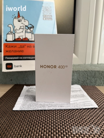 НОВ❗️36 Месеца ГАР.❗️- НЕразпечатан❗️ Honor 400 ❗️Лизинг от 26лв/м 8/512gb Midnight black , снимка 4 - Други - 51987000