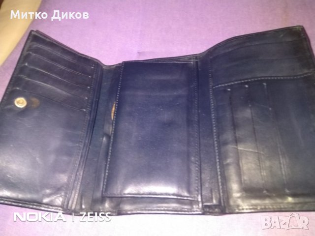 Портмоне агнешка естествена кожа 160х100мм, снимка 4 - Портфейли, портмонета - 31855673