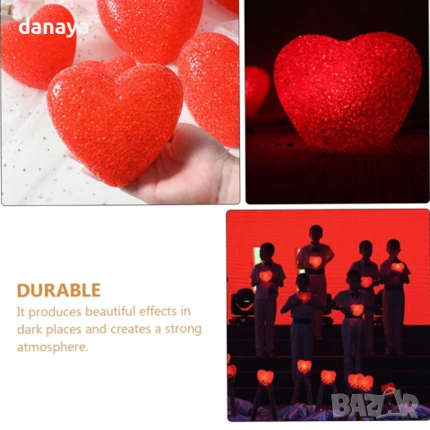 6298 Романтична декорация Светещо сърце, снимка 8 - Декорация за дома - 52910256