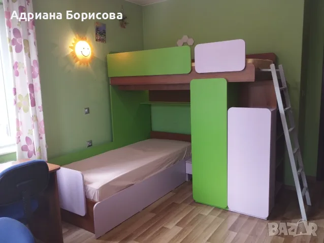 Детска стая с двуетажно легло