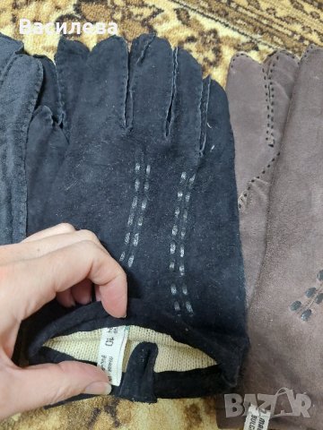 ръкавици естествен велур с дефекти, снимка 4 - Ръкавици - 42769530