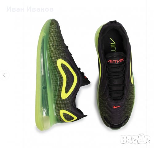 оригинални маратонки  Nike AIR MAX 720  / VOLT  номер 40,5-41, снимка 2 - Маратонки - 37432956