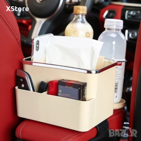 Поставка за принадлежности, органайзер за вещи в автомобил, снимка 3 - Аксесоари и консумативи - 52482187
