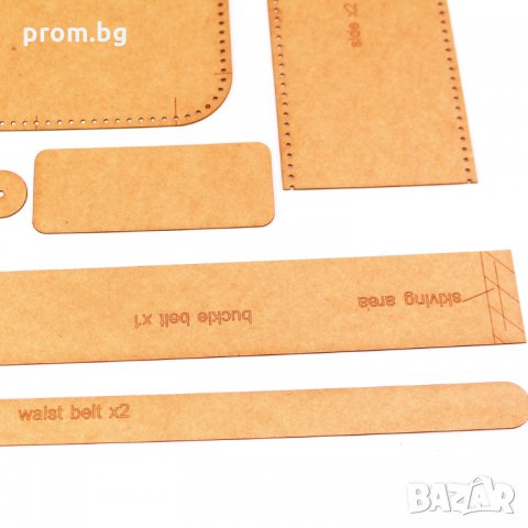 Шаблон за мъжка чанта за колан, кръст кожарска, сарашка кройка, снимка 7 - Други инструменти - 31449174