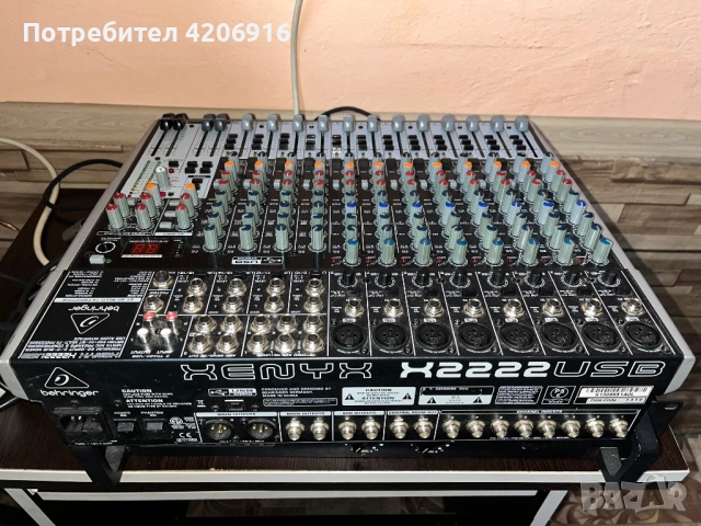 Behringer x2222 usb, снимка 3 - Ресийвъри, усилватели, смесителни пултове - 52597219