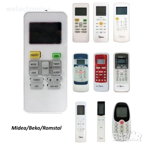 Дистанционни за климатици, различни марки и модели, снимка 6 - Климатици - 51261681