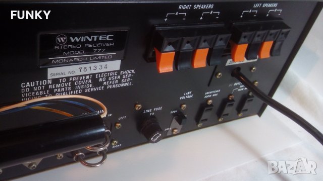Wintec 777 (Toshiba) receiver 2X60W /1977-1981/, снимка 18 - Ресийвъри, усилватели, смесителни пултове - 38738450