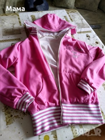 Яке с две лица+две блузки с дълг ръкав НОВА ЦЕНА!!!, снимка 5 - Детски якета и елеци - 29652353