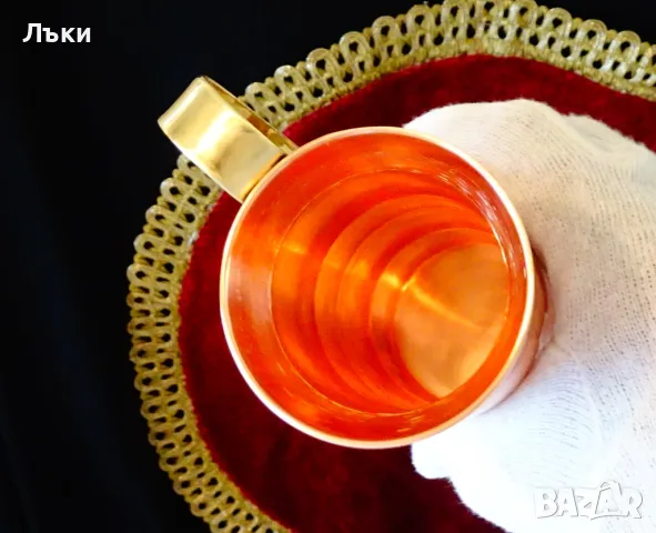 Медна чаша за вино,свръх масивна 320 гр. , снимка 10 - Антикварни и старинни предмети - 50276242