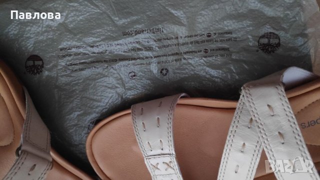 Оригинален Timberland 4,5 английска номерация. Нови, закупени за 50 лири. Кожа., снимка 5 - Чехли - 37345825