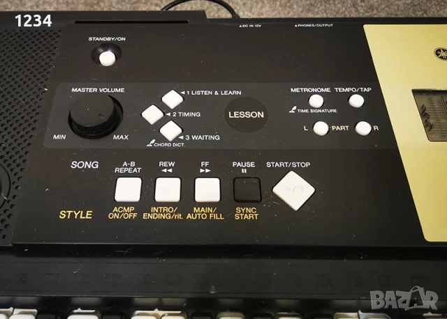 синтезатор клавир YAMAHA YPT-220 пиано с 5 октави , снимка 5 - Синтезатори - 51650469