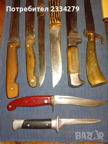 Стари ножове, различни видове , масап стар. , снимка 3 - Ножове - 53027619