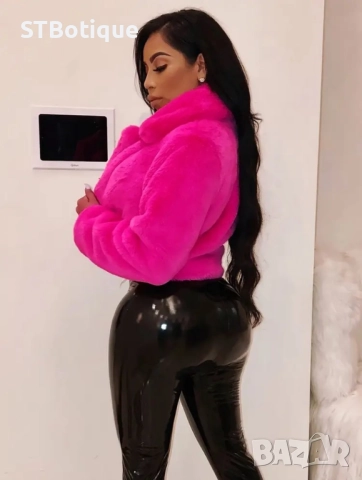 🌸 Женско Шикозно Розово Яке – STBoutique 🌸, снимка 2 - Якета - 51936988