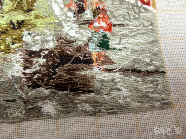 Ушит Гоблен "Мостар"-29см х 23,5 см, снимка 9 - Гоблени - 54068621