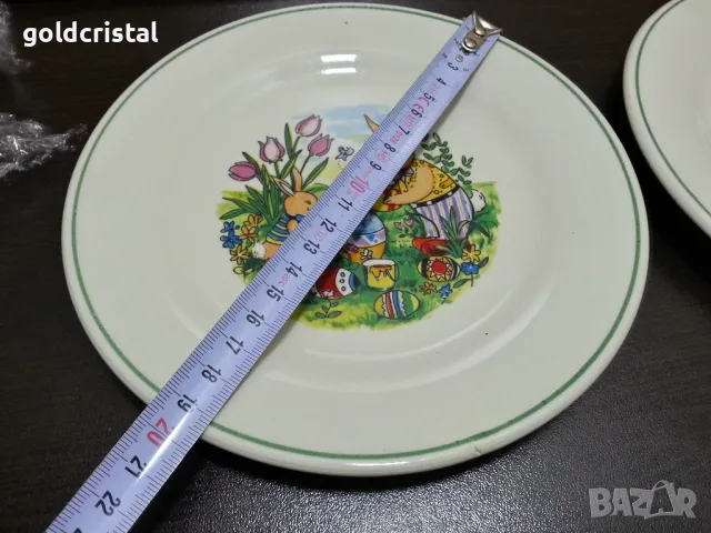 немски порцелан чинии детски комплект Великден , снимка 2 - Антикварни и старинни предмети - 48855323