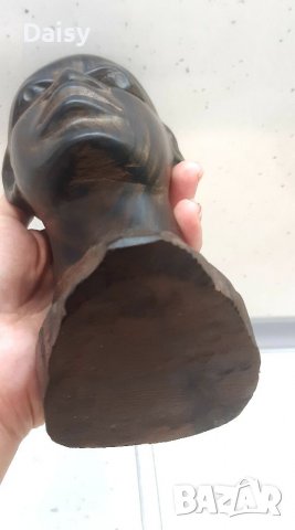 Дървена фигура от Южна Африка, снимка 5 - Антикварни и старинни предмети - 37238452