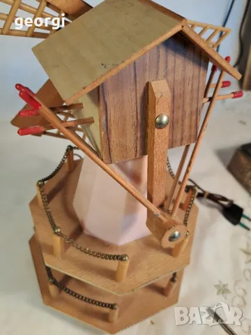 мудикална нощна лампа вятърна мелница 23/6, снимка 5 - Настолни лампи - 49663597