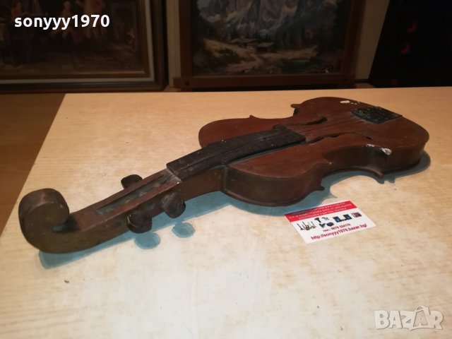 ПОРЪЧАНА-антика за декор-стара цигулка 1909211006, снимка 7 - Антикварни и старинни предмети - 34180011