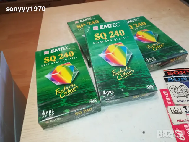 emtec-нови видео касети 65лв за 1бр 1404250816, снимка 3 - Аудио касети - 49886563