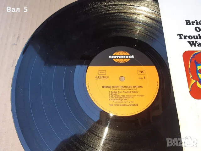 Грамофонна плоча SIMON AND GARFUNKEL - ТОNY MANSELL, снимка 5 - Грамофонни плочи - 55992381