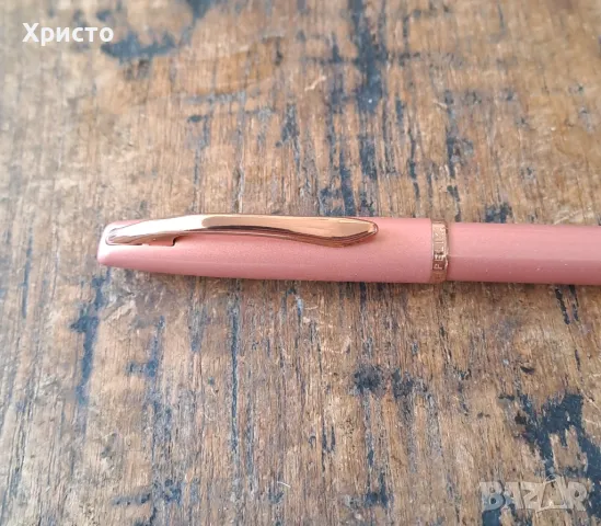 писалка Пеликан Peliкan розов златен металик в кутия, снимка 7 - Ученически пособия, канцеларски материали - 44041679