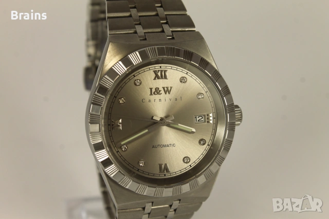 Нов CARNIVAL Automatic NH36 Стоманен Мъжки Часовник, снимка 4 - Мъжки - 53150965
