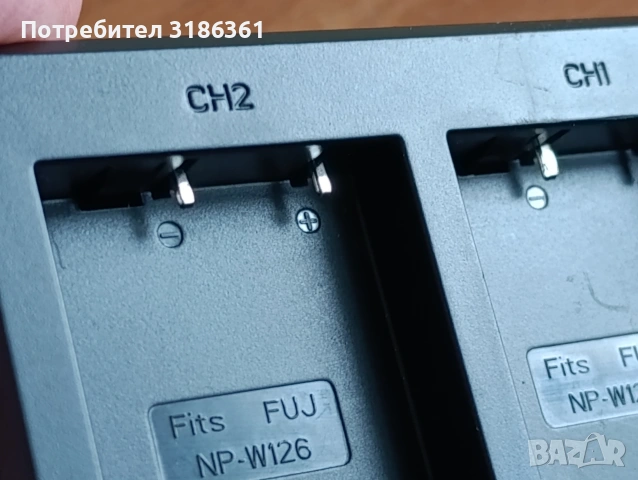 Зарядно за батерии NP-W126 за Fuji cameras , снимка 2 - Батерии, зарядни - 53898010