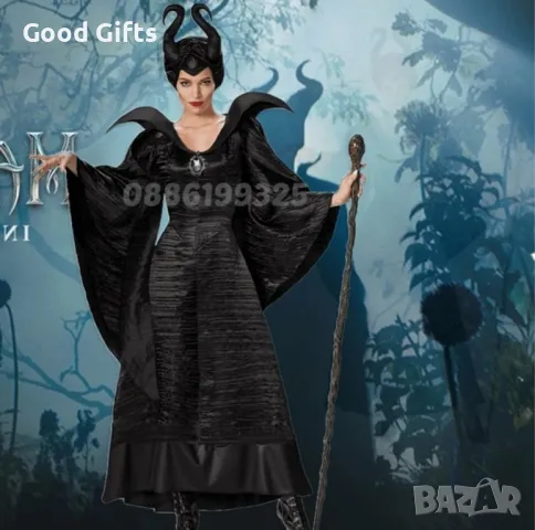 Детска рокля на Злодеида, Детски Костюм на Злодеида , снимка 2 - Детски рокли и поли - 47695907