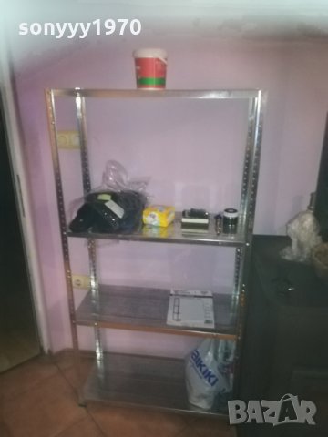 метален стелаж 150х75х30см-200кг-нов, снимка 15 - Етажерки - 29562726