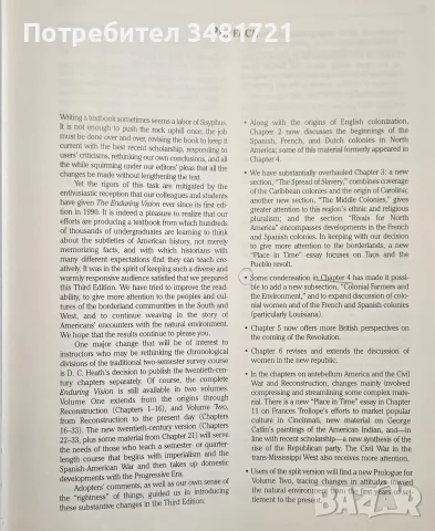 The Enduring Vision. A History of the American People, снимка 2 - История, политика и общество - 55822256