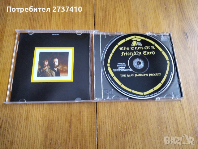 ALAN PARSONS PROJECT - THE TURN OF A FRIENDLY CARD 4.50евро матричен диск, снимка 2 - CD дискове - 54312735