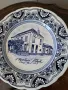 две холандски декоративни чинии Delft с еднакъв мотив   11/2, снимка 3
