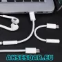 Преходник от USB Тип C към 3,5 мм AUX жак, адаптер за слушалки Usb-C към 3 5 мм жак HiFi аудио стере, снимка 14