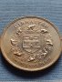 Монета 25 пенса 1977г. Гибралтар 25г. От коронацията на кралица Елизабет втора 40435