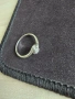 💎 Годежен пръстен от бяло злато 14K с естествен диамант 0.05 ct - елегантен, снимка 3