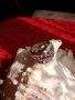 Масивен, маркиран сребърен пръстен с аметисти и циркони, снимка 4