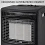 Сгъваем газов отоплител 4200W с 3 степени, керамичен нагревател и колелца, снимка 5